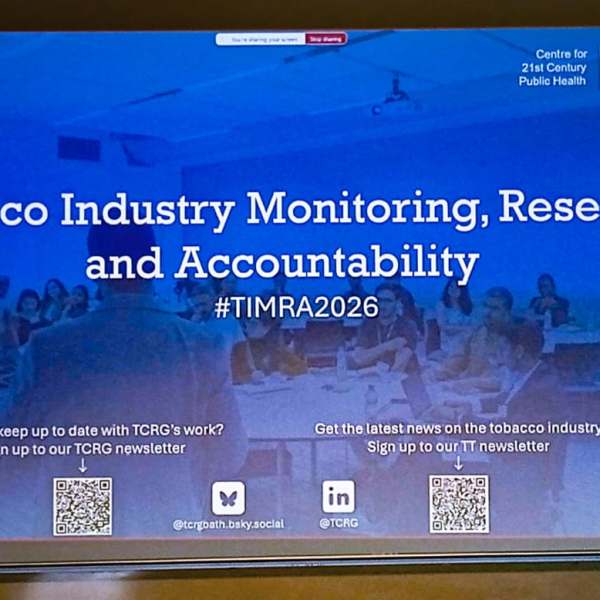 Day 1 Reflections from TIMRA 2026: Understanding Tobacco Industry&nbsp;Interference